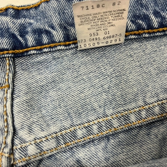 Vintage Levis 505 Womens Jeans Size 13 Medium Straight Leg Made In USA Mom Jeans - Picture 6 of 9